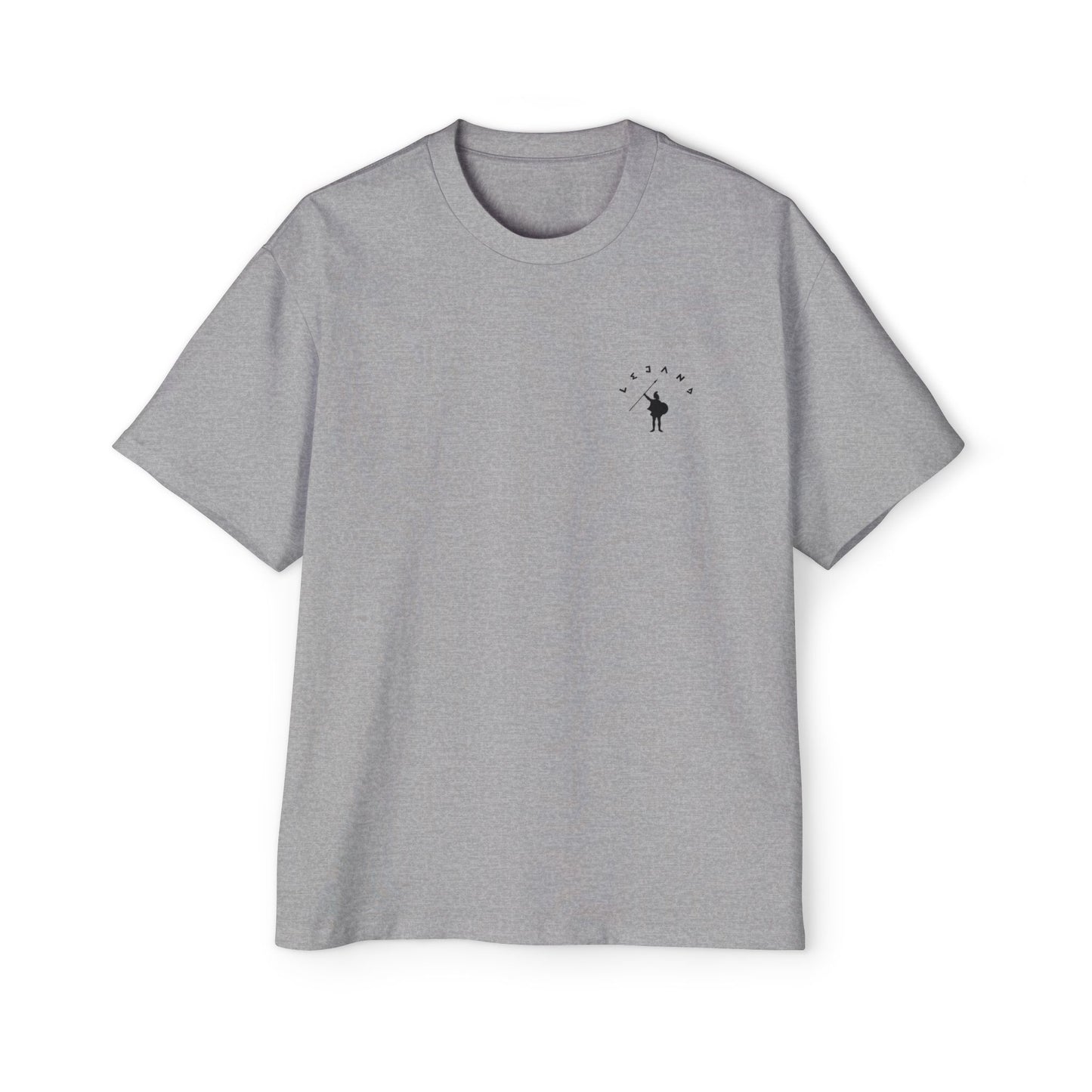 Oversized Tee with Simple Logo, Men's T-Shirt