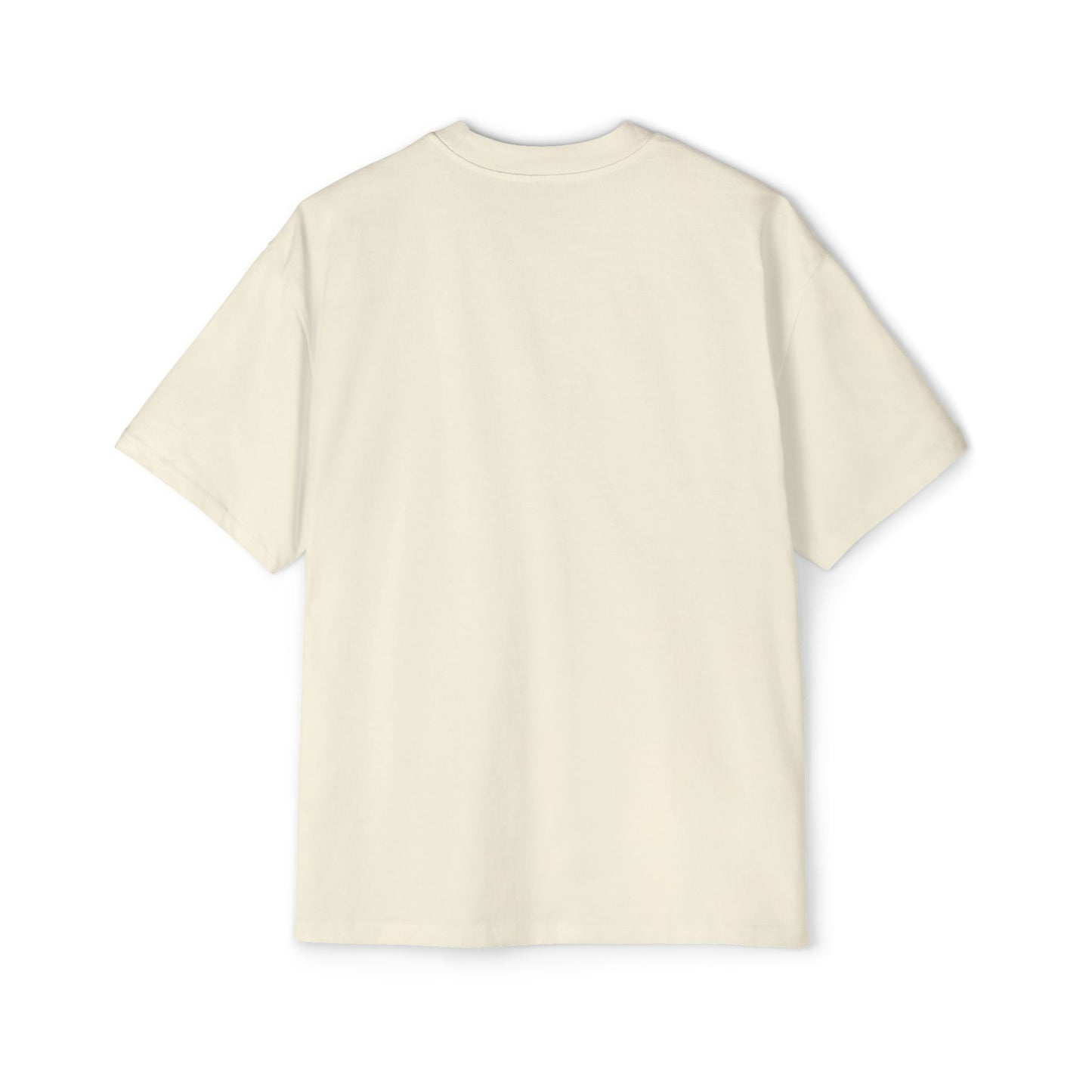 Oversized Tee with Simple Logo, Men's T-Shirt