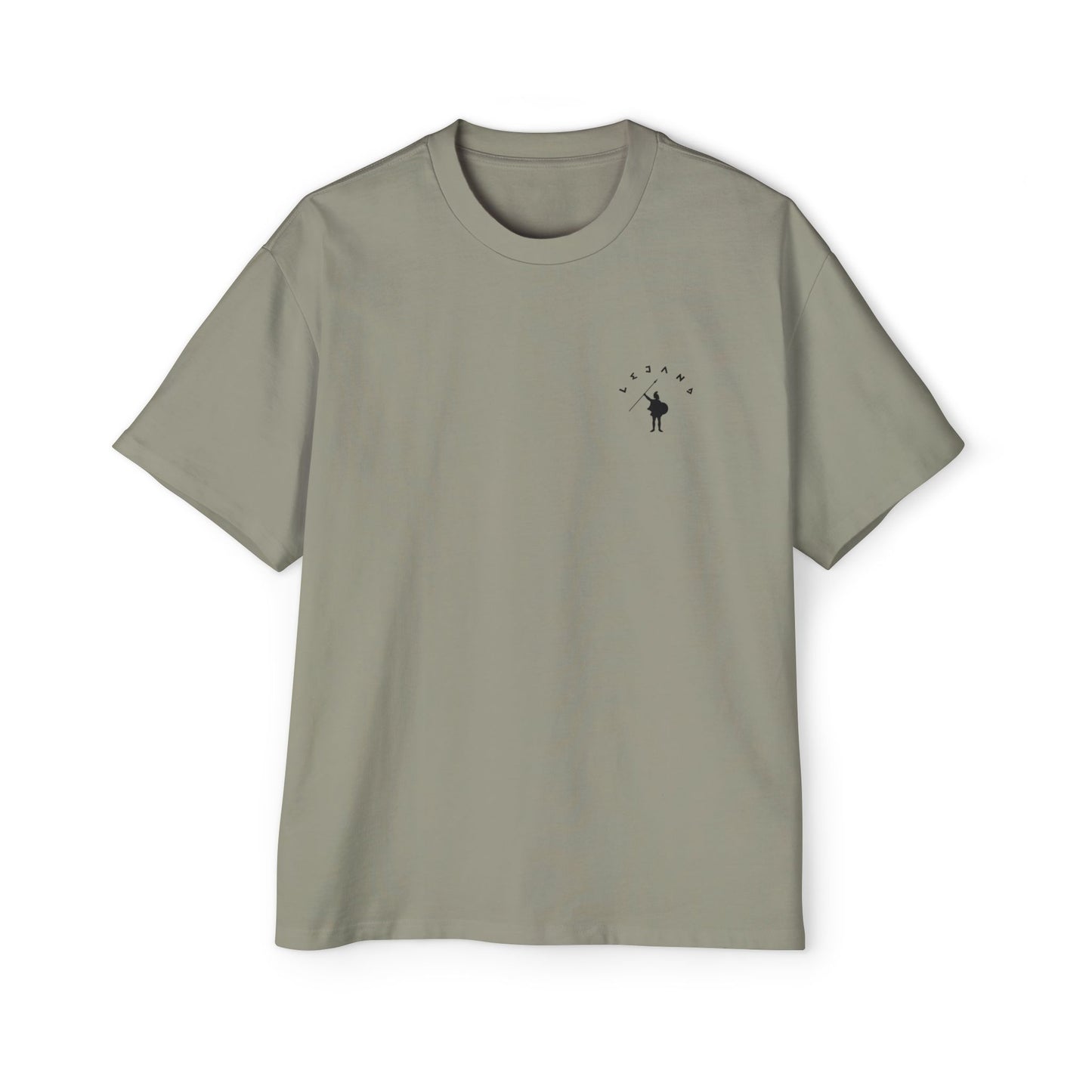 Oversized Tee with Simple Logo, Men's T-Shirt