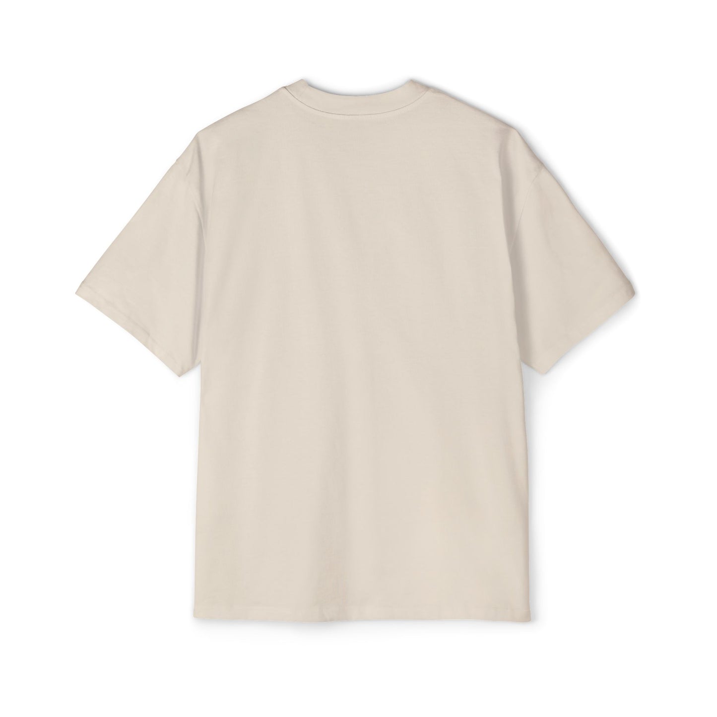 Oversized Tee with Simple Logo, Men's T-Shirt