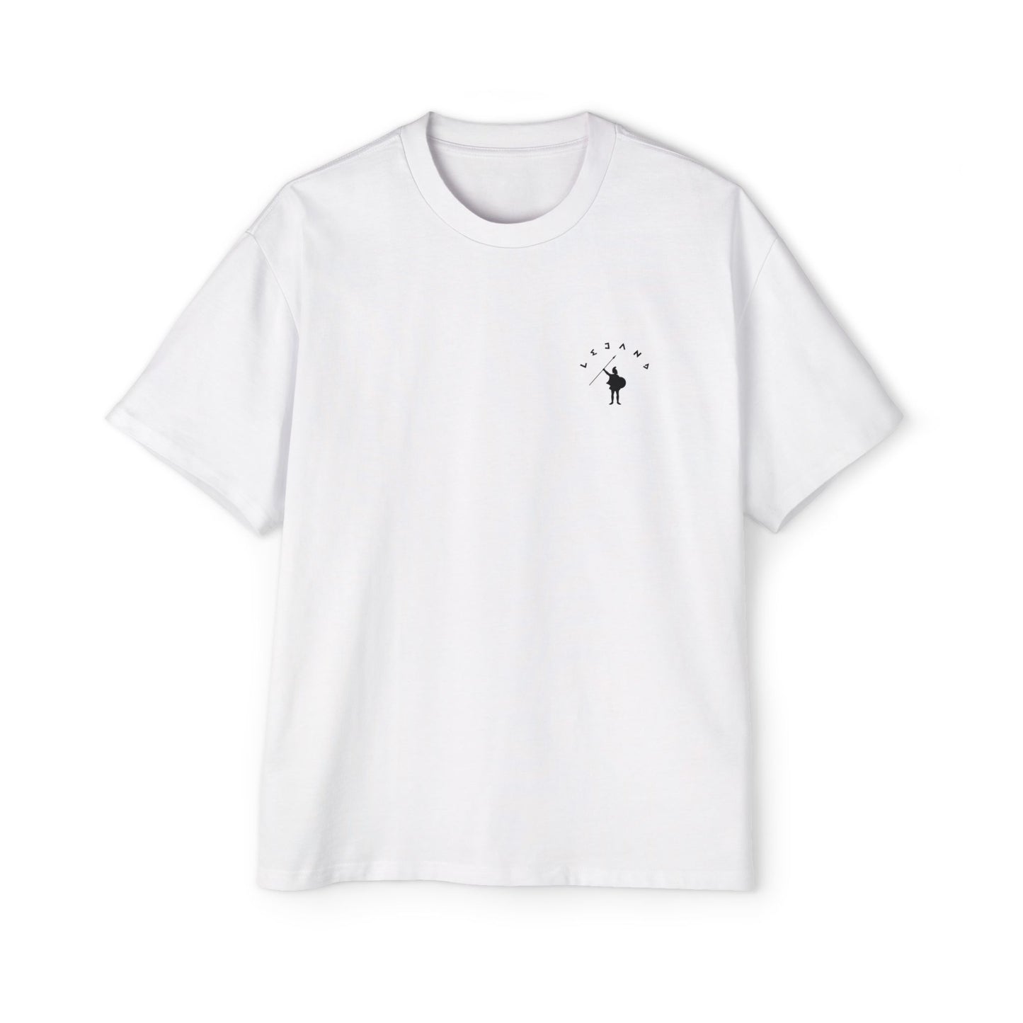 Oversized Tee with Simple Logo, Men's T-Shirt